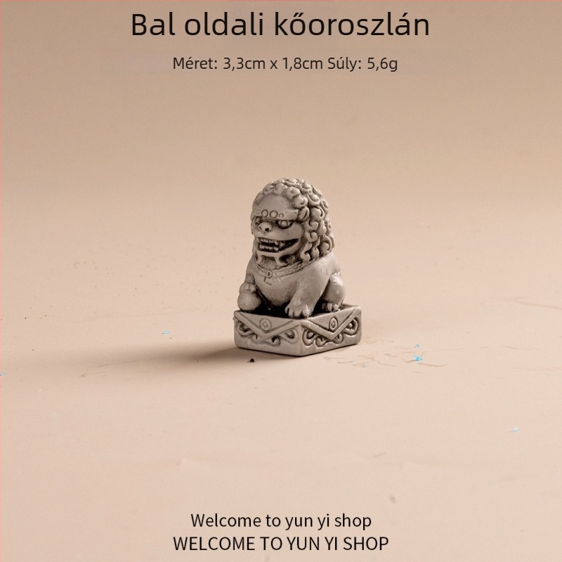 Mikro táj asztali dekoráció — ősi stílusú jelenet, gyanta és műanyag