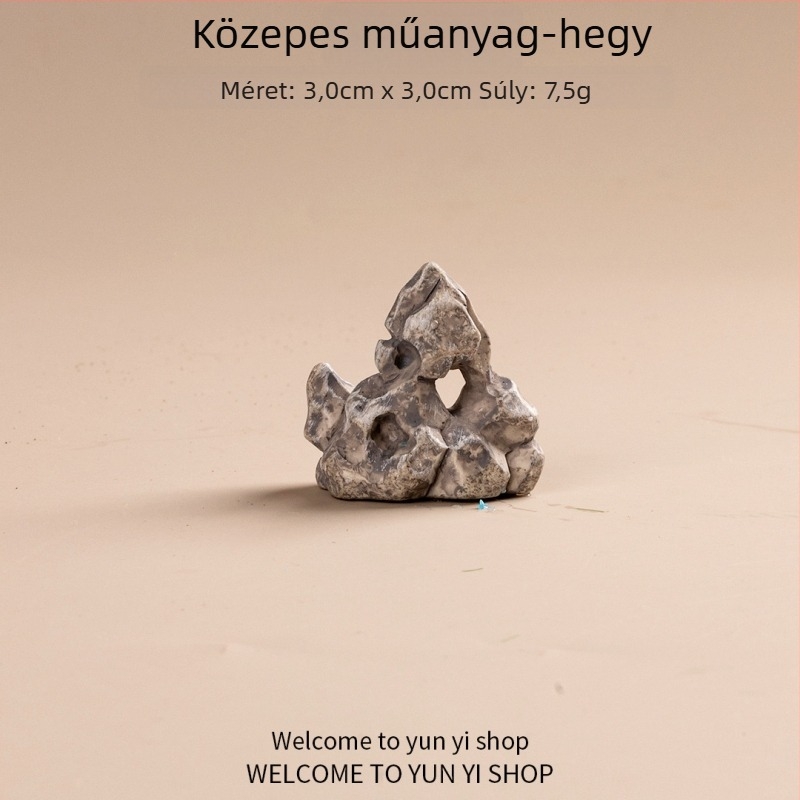 Mikro táj asztali dekoráció — ősi stílusú jelenet, gyanta és műanyag