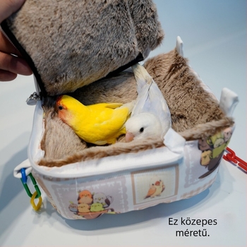 Téli madárfészek-hám - pamut, Dong wow márka, alkalmas papagájoknak és kisemlősöknek