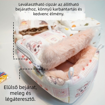 Téli madárfészek-hám - pamut, Dong wow márka, alkalmas papagájoknak és kisemlősöknek