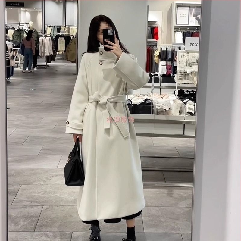 Női Chenille kabát álló gallérral, hosszú ujjú, rövid hossz, Spandex tartalom, japán-koreai laza stílus