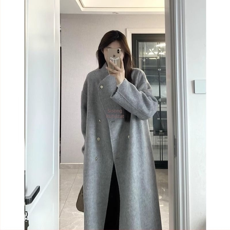 Női rövid chenille kabát, karcsú szabású, Fél-turtleneck gallér, spandex tartalom <30%, hossz 40–50 cm