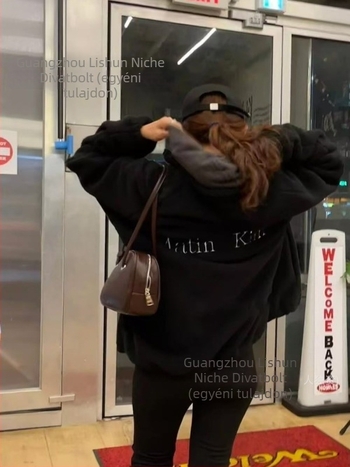 Matin Kim Női polár fleece kabát, laza szabás, cipzár, állógallér, koreai stílus, őszi-téli viselet