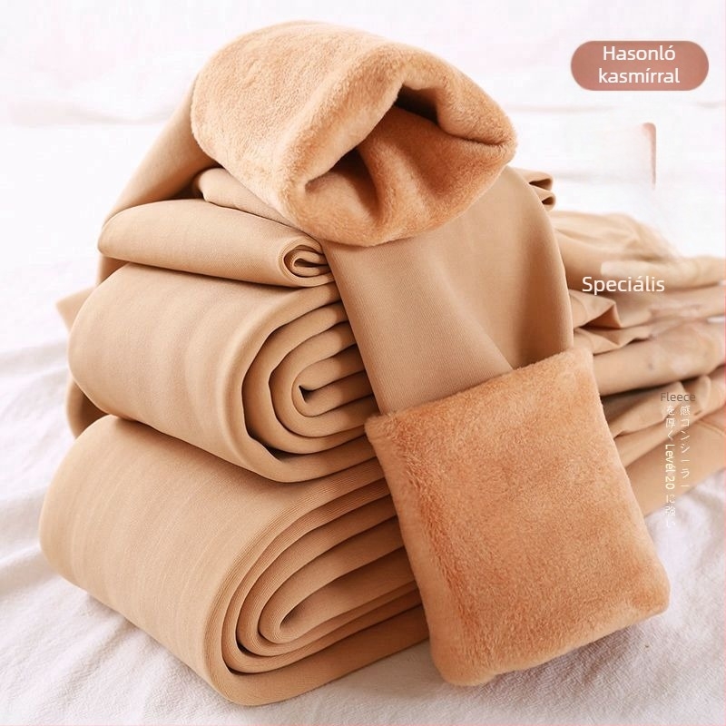 Lambswool béléses leggings télre – vastag, bokáig érő hossz, uniszex