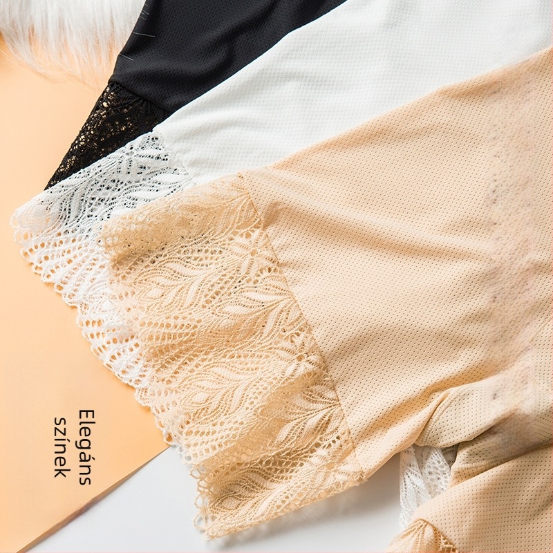 Női Ice Silk capri leggings, magas derekú, varrás nélküli, lélegző, ultra vékony, átlátszóság elleni védelem