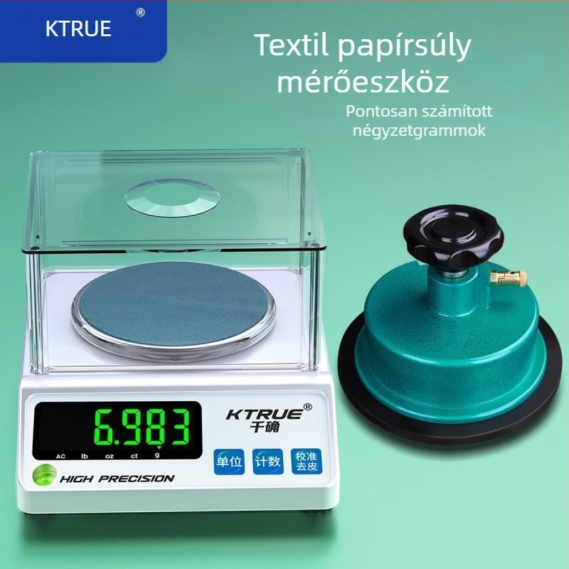 Qianque Textil Elektronikus Mérleg a Textíliák, Papír és Karton Súlyának Mérésére — Modell Jewelry scale