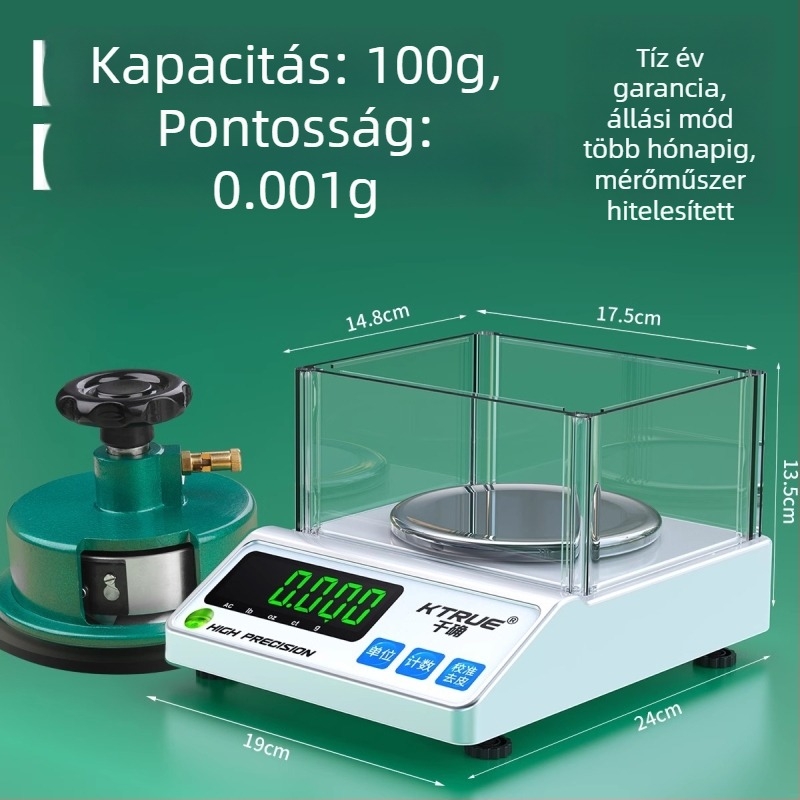 Qianque Textil Elektronikus Mérleg a Textíliák, Papír és Karton Súlyának Mérésére — Modell Jewelry scale