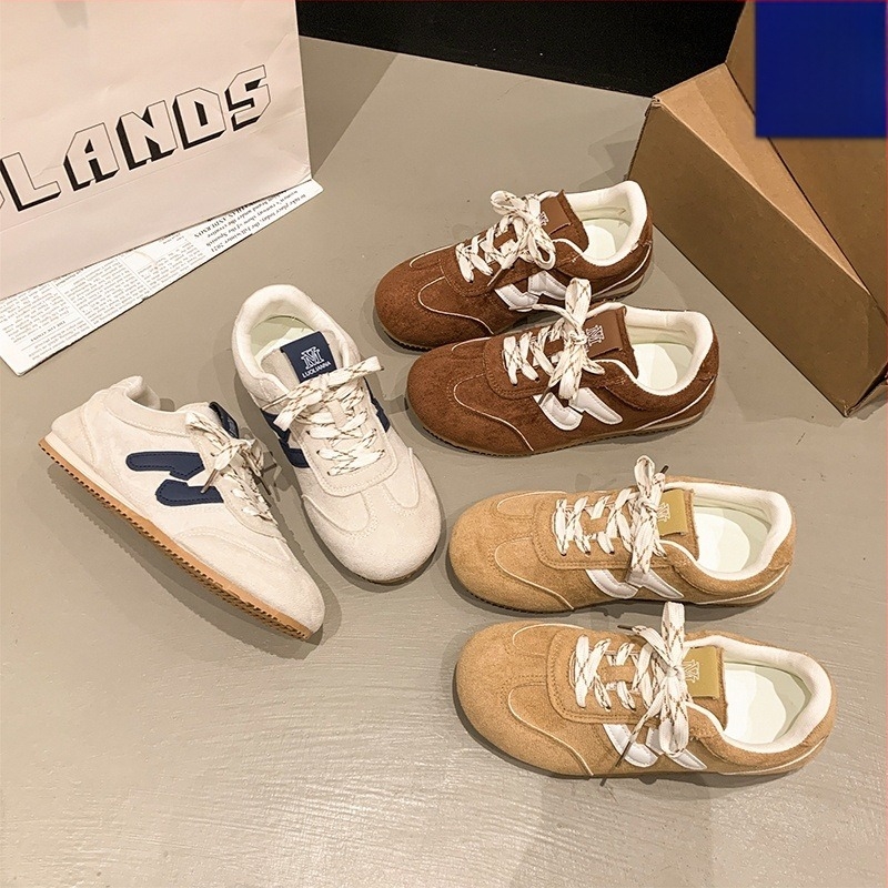 Sportos stílusú kényelmes cipő — Dad sneakers, felső Pu+mesh, talp PVC, lélegző, könnyű (felső Pu+mesh; talp PVC; lélegző; könnyű)