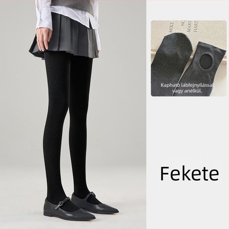 Szürke pamutból készült, magas derekú bordázott leggings nőknek, karcsúsító és fenékemelő hatás