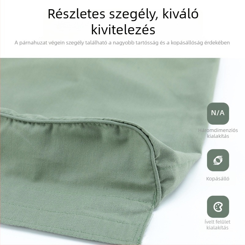 Katonai zöld edzőpárnahuzat, olívazöld standard párnahuzat, kollégiumhoz, sötétkék és lángkék, egyszemélyes párnahuzat