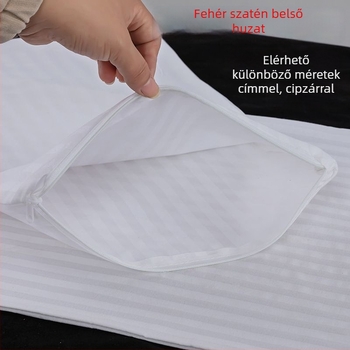 Kétszintes pamut párnahuzat belső bélés, sima szövés, rosttartalom 31–50%, digitális nyomtatás, egyszerű stílus