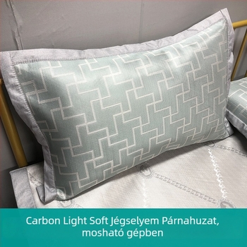 Párnahuzat — Poliészter (91–95%), Jacquard szövés, szálak festése (yarn-dyed), digitális nyomtatás