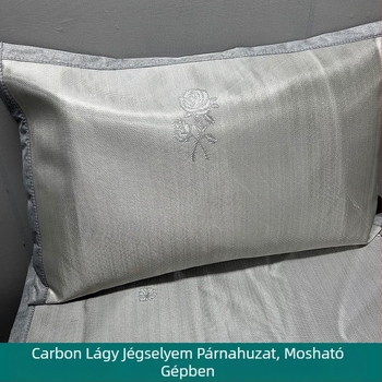 Párnahuzat — Poliészter (91–95%), Jacquard szövés, szálak festése (yarn-dyed), digitális nyomtatás