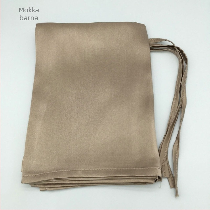 Mulberry selyemből készült párnahuzat, 100% selyem, 16 Momme, egyszerű zsinóros zárás, utazáshoz