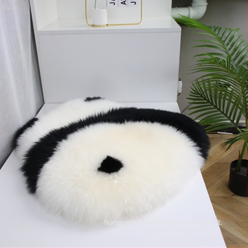 Panda Cartoon gyapjú párna PP gyapot töltettel