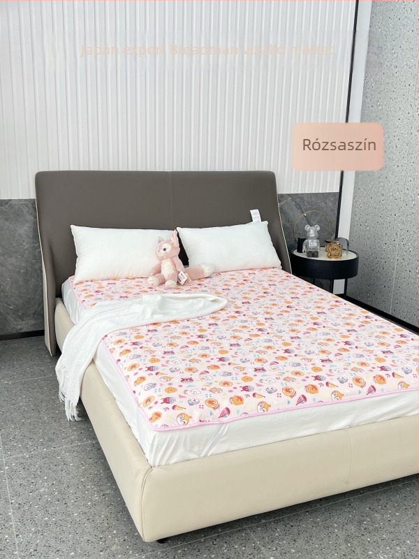 Ágytakaró karikatúra mintával, reaktív nyomtatás és festés, vízzel mosott pamut, testreszabható feldolgozás, 300-500 g