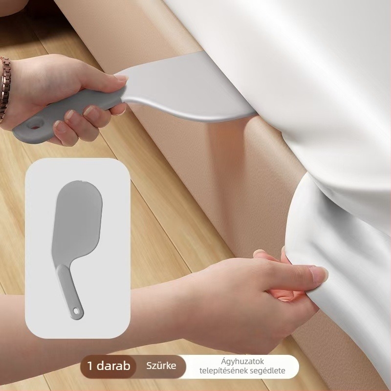 Ágybetét-emelő és ágyfixáló eszköz – könnyű ágyneműcsere, PP anyag, kreatív stílus