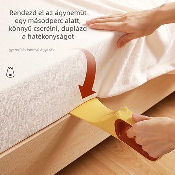 Kitaya Műanyag lepedő rögzítő eszköz – rajzfilm stílusú, rendező lepedőcseréhez és matrac emeléséhez (Hivatalos magánmárka)