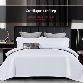 Szállodai ágyneműhuzat készlet – poliészter, kefés szövet, reaktív nyomtatás és festés, szállodai stílus