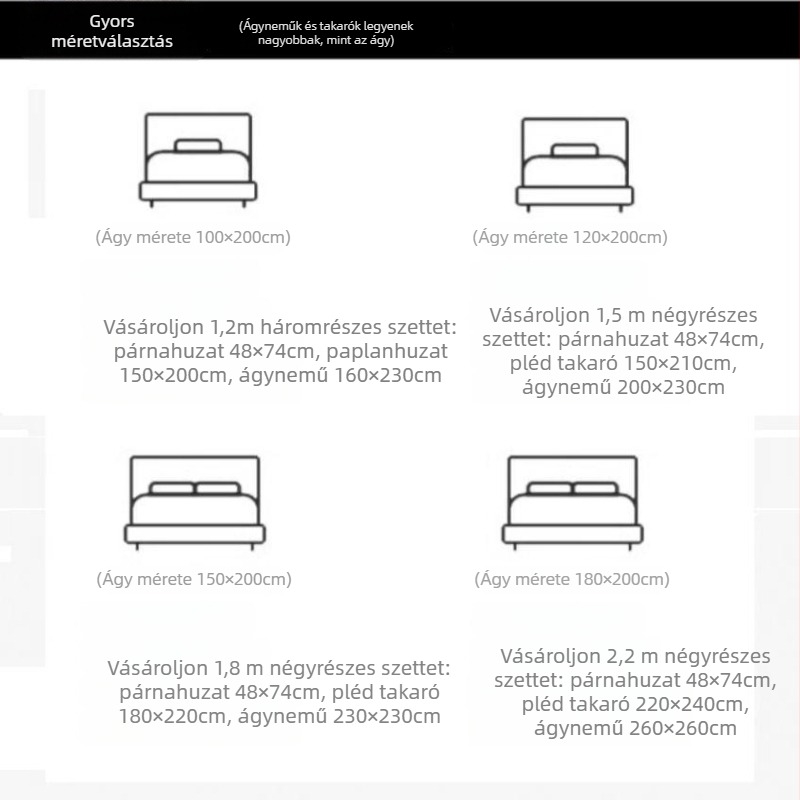 Szállodai ágyneműhuzat készlet – poliészter, kefés szövet, reaktív nyomtatás és festés, szállodai stílus