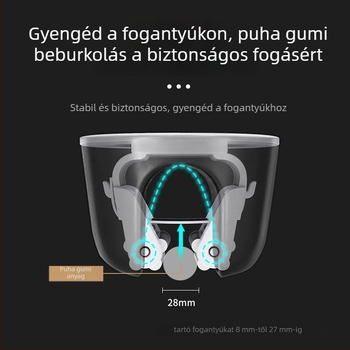 Nordic mop- és seprűtartó, falra szerelhető, lyukak nélkül, fürdőszoba és kollégiumi tároló, ABS, tömeg 80, elektroplakolt felület, könnyű luxus stílus