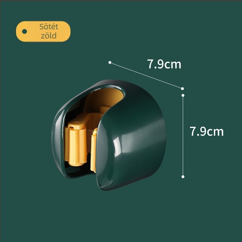 Nordic mop- és seprűtartó, falra szerelhető, lyukak nélkül, fürdőszoba és kollégiumi tároló, ABS, tömeg 80, elektroplakolt felület, könnyű luxus stílus