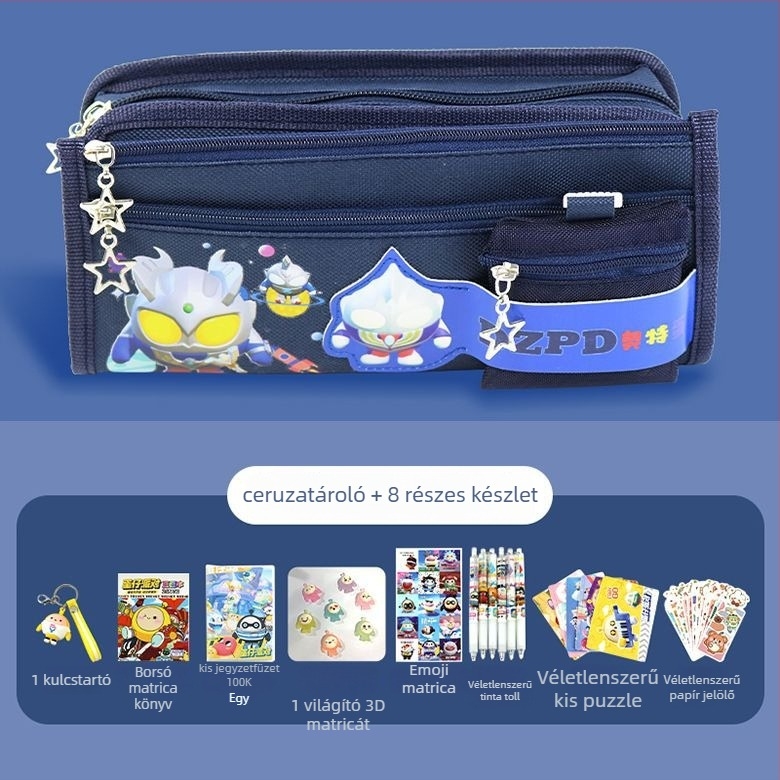 Vászon tolltartó, gyerekes stílus, lányoknak, Márka: Other