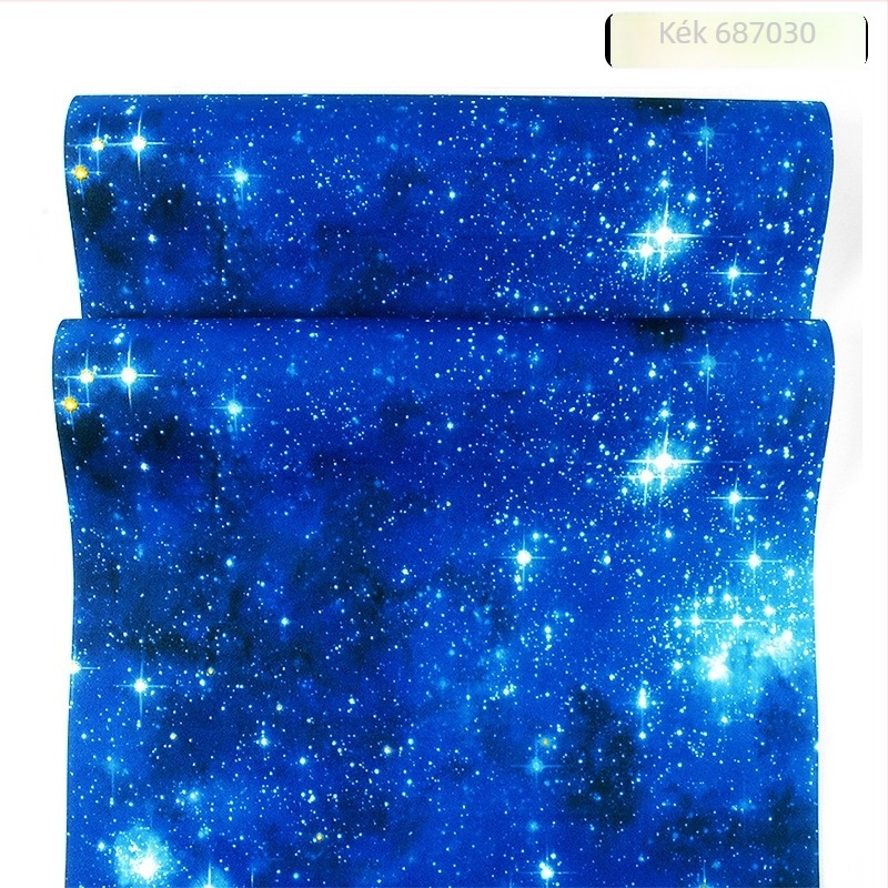 Huda Wallpaper PVC fal tapéta dekorációhoz – csillagos ég, absztrakt stílus