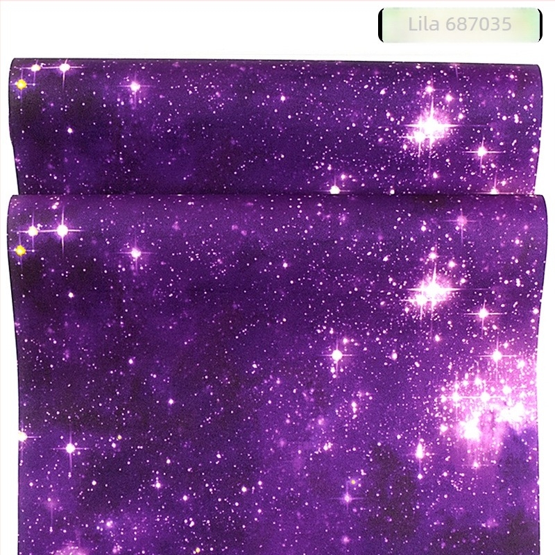 Huda Wallpaper PVC fal tapéta dekorációhoz – csillagos ég, absztrakt stílus