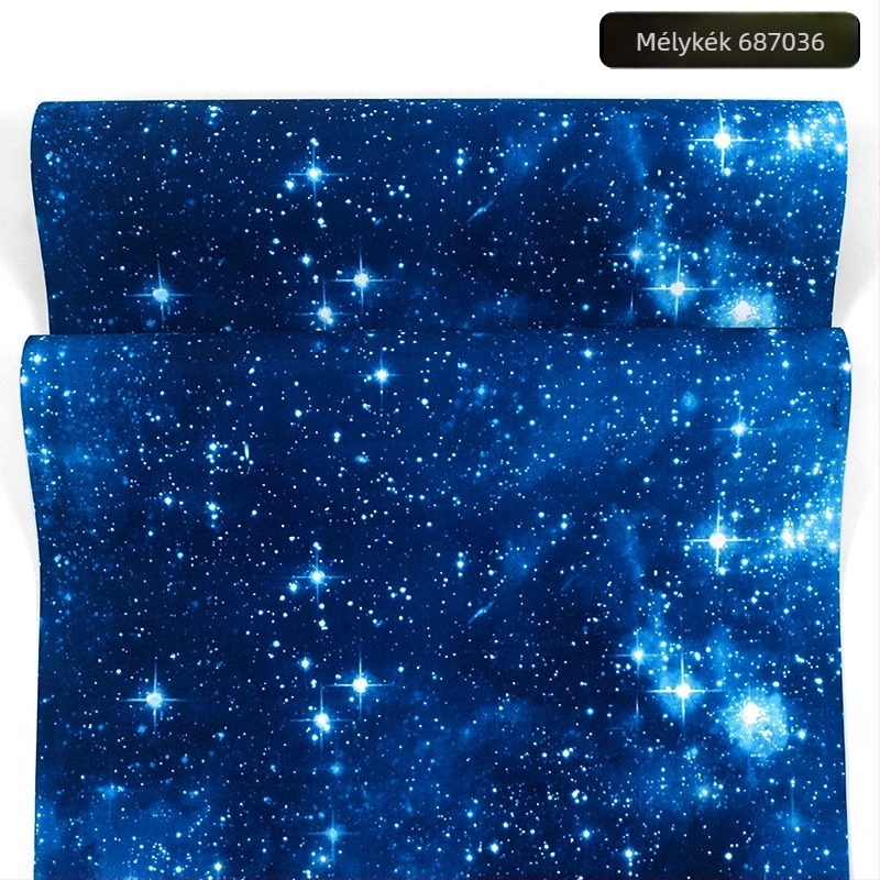Huda Wallpaper PVC fal tapéta dekorációhoz – csillagos ég, absztrakt stílus