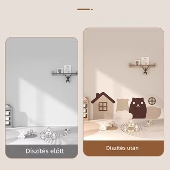 Fali matrica - minimalist geometriai mintázat, 3D hátterű dekoráció