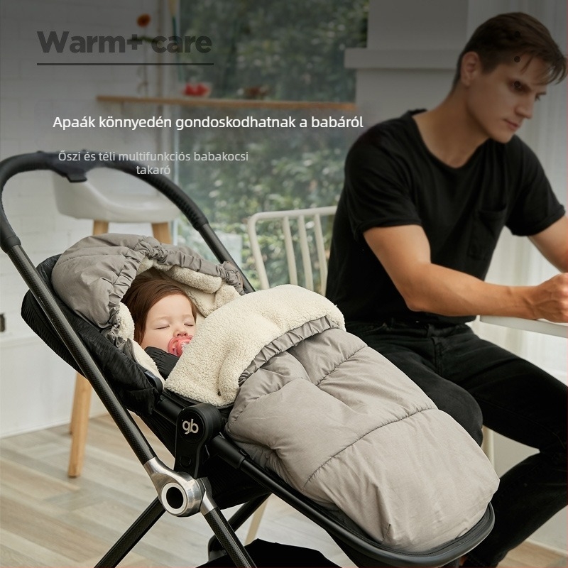 Baba cocoon alvózsák, báránygyapjú bélés, üreges pamut töltet, kevert anyagú szövet, őszi-téli használatra