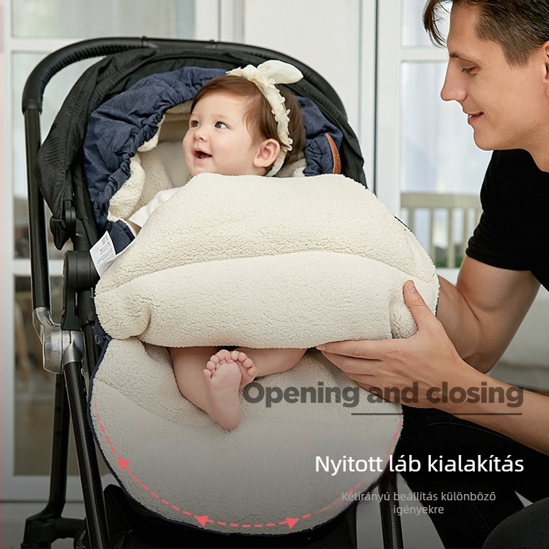 Baba cocoon alvózsák, báránygyapjú bélés, üreges pamut töltet, kevert anyagú szövet, őszi-téli használatra
