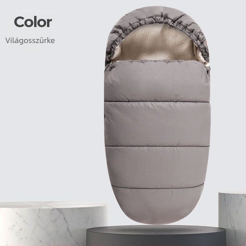 Baba cocoon alvózsák, báránygyapjú bélés, üreges pamut töltet, kevert anyagú szövet, őszi-téli használatra
