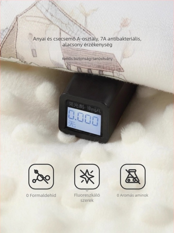 Baba téli alvózsák, 3 az 1-ben, 100% pamut, kokon stílus, állandó hőmérséklet
