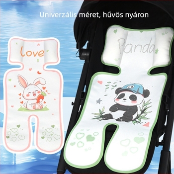 Babakocsi és etetőszék ülésvédő – hűsítő matrac, poliészter, Cute márka