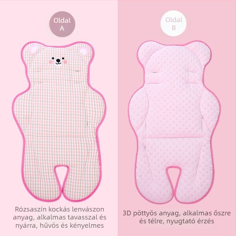 Baba babakocsi matrac — pamut párna, babáknak, Mat kategória, nem személyre szabott
