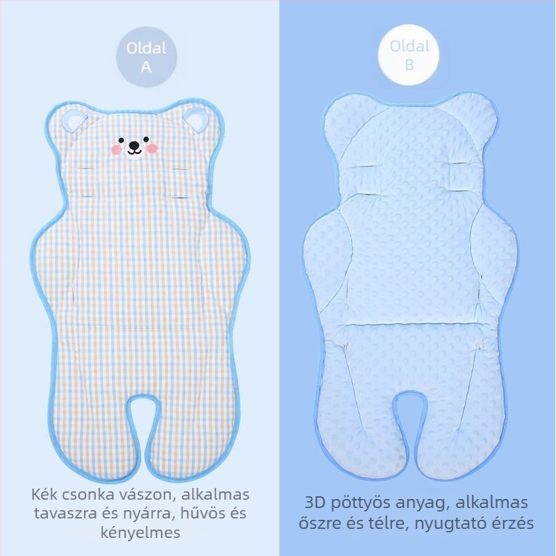 Baba babakocsi matrac — pamut párna, babáknak, Mat kategória, nem személyre szabott