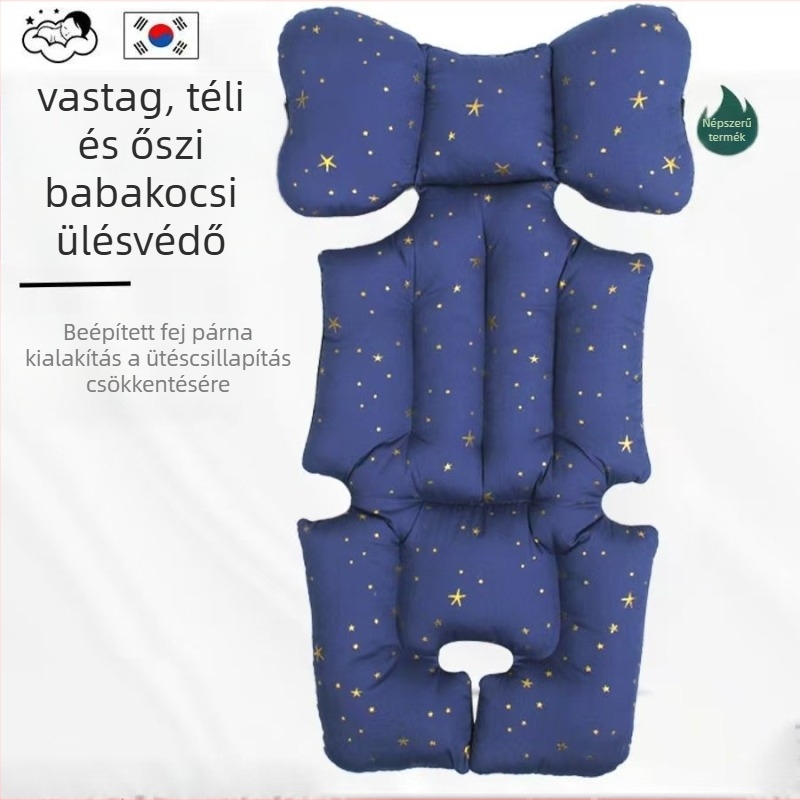 Csecsemő babakocsi ülőpárna pamutból, 0–1 év, matrac