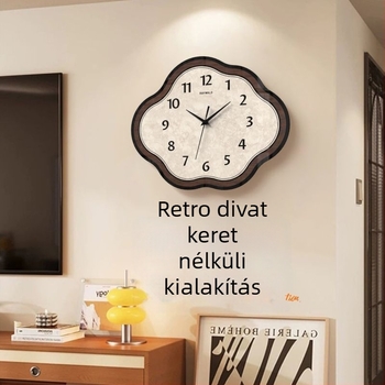 Ébresztőóra kínai stílusban nappalira, hálószobára és étterembe (Akril ház; Fém számlap; Lugesen mozgás; Akkumulátoros működés)