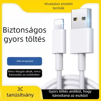 Junlang PD gyors töltésű USB adatkábel iPhone 6–14