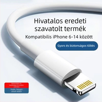 Junlang PD gyors töltésű USB adatkábel iPhone 6–14