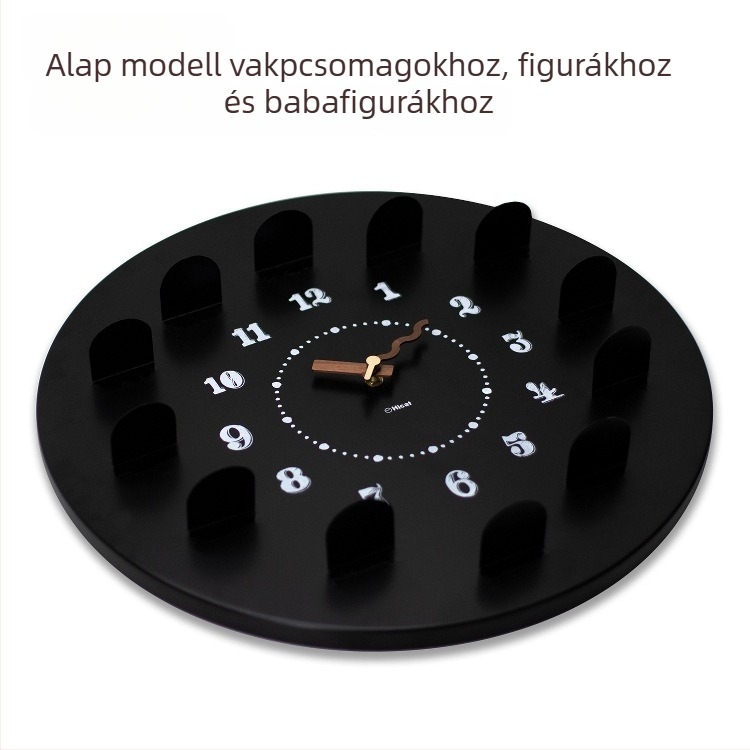 Fali óra mechanikus működéssel, Hicat, vas ház, fém számlap, nappaliba