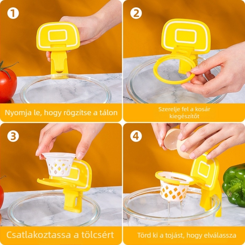 Tojásfehérje szeparáló - kézi konyhai eszköz, műanyag, Márka: yocity