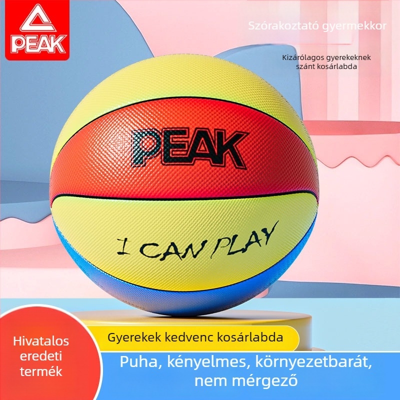 Peak PU bőr kosárlabda gyerekeknek – edzésre szánt, kopásálló labda