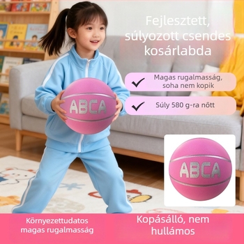 ABCA beltéri zajtalan edzőlabda – 1:1 másolat, magas visszapattanás, PU anyag, logó nyomtatás, testreszabás