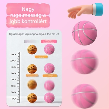 ABCA beltéri zajtalan edzőlabda – 1:1 másolat, magas visszapattanás, PU anyag, logó nyomtatás, testreszabás