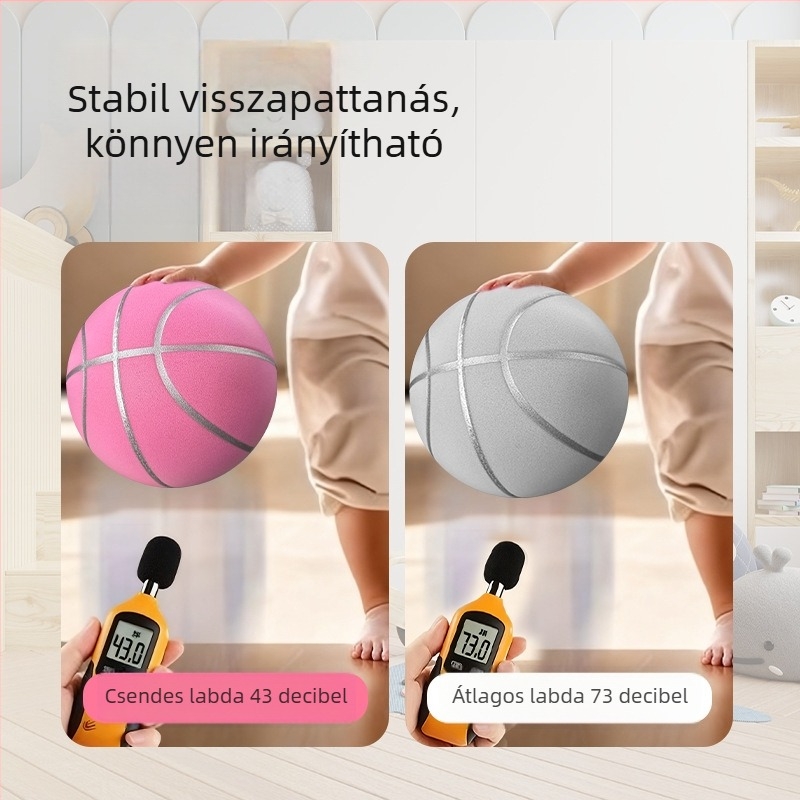 ABCA beltéri zajtalan edzőlabda – 1:1 másolat, magas visszapattanás, PU anyag, logó nyomtatás, testreszabás
