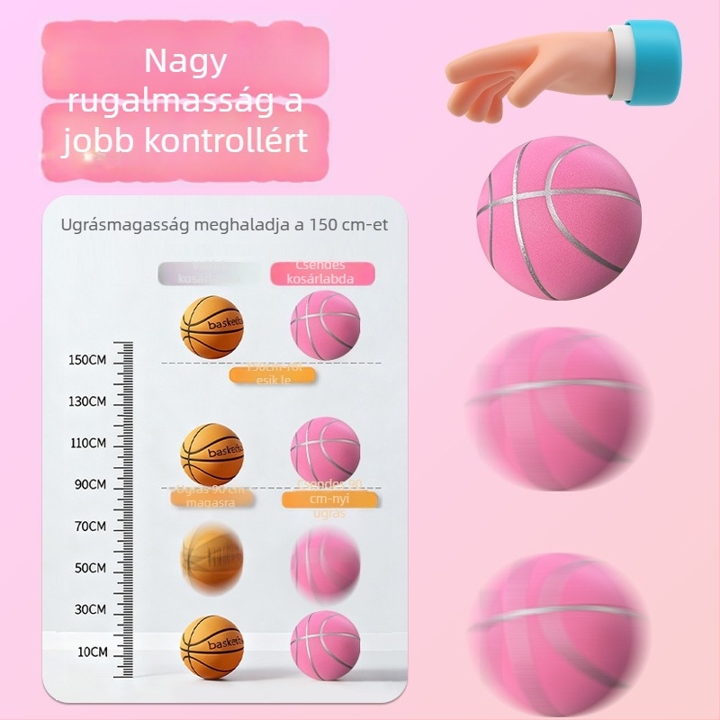 ABCA beltéri zajtalan edzőlabda – 1:1 másolat, magas visszapattanás, PU anyag, logó nyomtatás, testreszabás