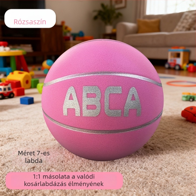 ABCA beltéri zajtalan edzőlabda – 1:1 másolat, magas visszapattanás, PU anyag, logó nyomtatás, testreszabás